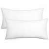 Bedsure Cushion Cover 40 x 80 cm Cotton White -