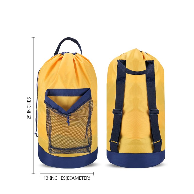 Dalykate Backpack Laundry Bag, Laundry Backpack with Shoulder Straps and