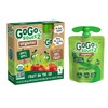GoGo squeeZ Organic Applesauce, Apple Apple, 3.2 Ounce (4 Pouches),