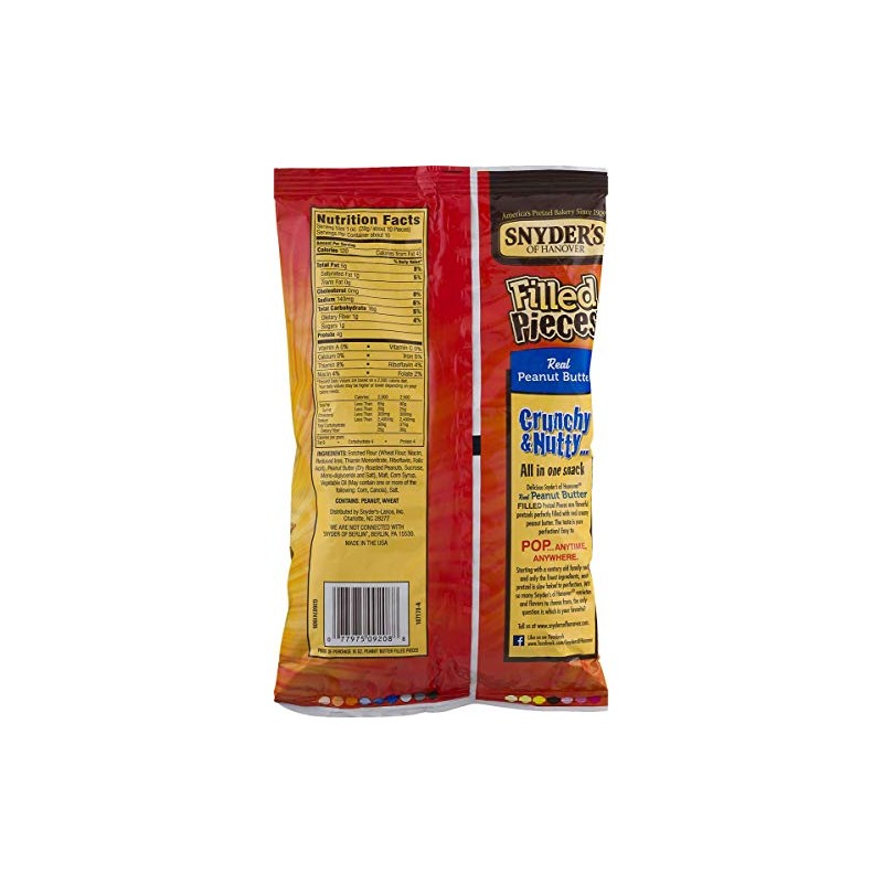 Snyders of Hanover Peanut Butter Filled Flavored Pretzel Pieces (3