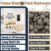 2oz Freeze-Dried Mushrooms Dices, High Quality Dehydrated Mushrooms from White