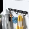 VAEHOLD Wall Hooks for Hanging, Black Coat Rack Wall Mount