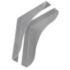 2 Pcs Bathtub Splashing Guard Acrylic Shower Tub Corner Water