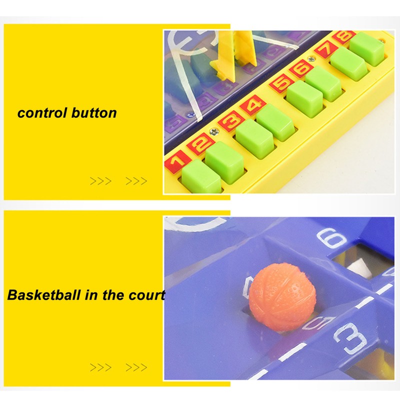 Interactive Basketball Game Toy Improve Finger Dexterity Dual Player Finger