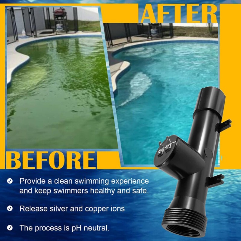 for Hybrid 4CH4002-R Pool Cleaner Ionizer Chamber Replace for Hybrid