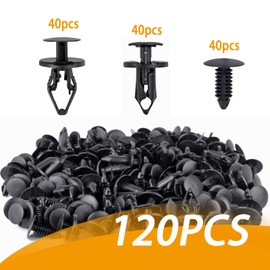 UNIGT 3 in 1 GM A20991 Fender Liner Clips Compatible with 11589292 Bumper Fastener Rivet 21030249 Door Trim Panel 1605396/1595864 GMC Trucks Buick Plastic Push Pins