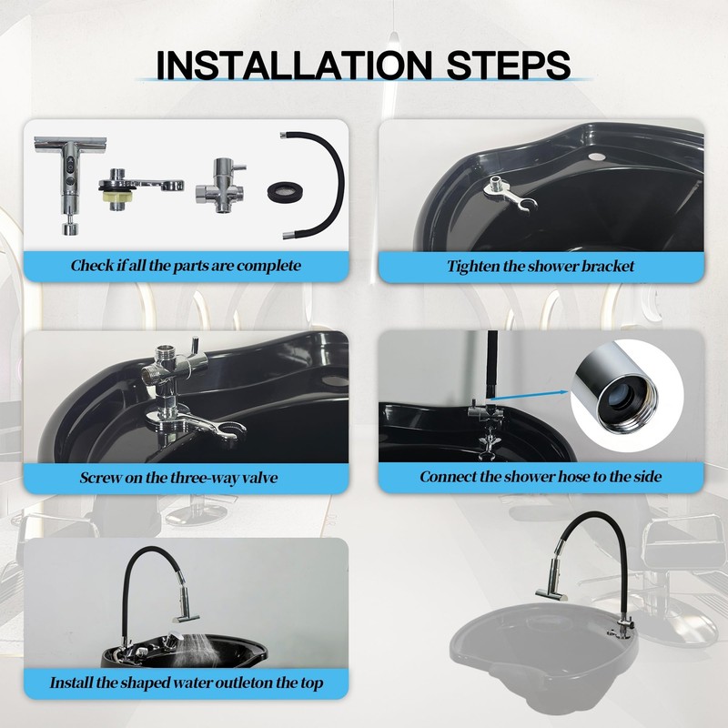 Head Spa Attachment for Shampoo Bowl,Salon Accessories