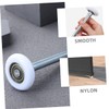 Operitacx 4pcs Nylon Garage Door Rollers Door Track Steel for