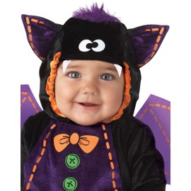 InCharacter Costumes Baby's Baby Bat, Black/Purple, X-Small