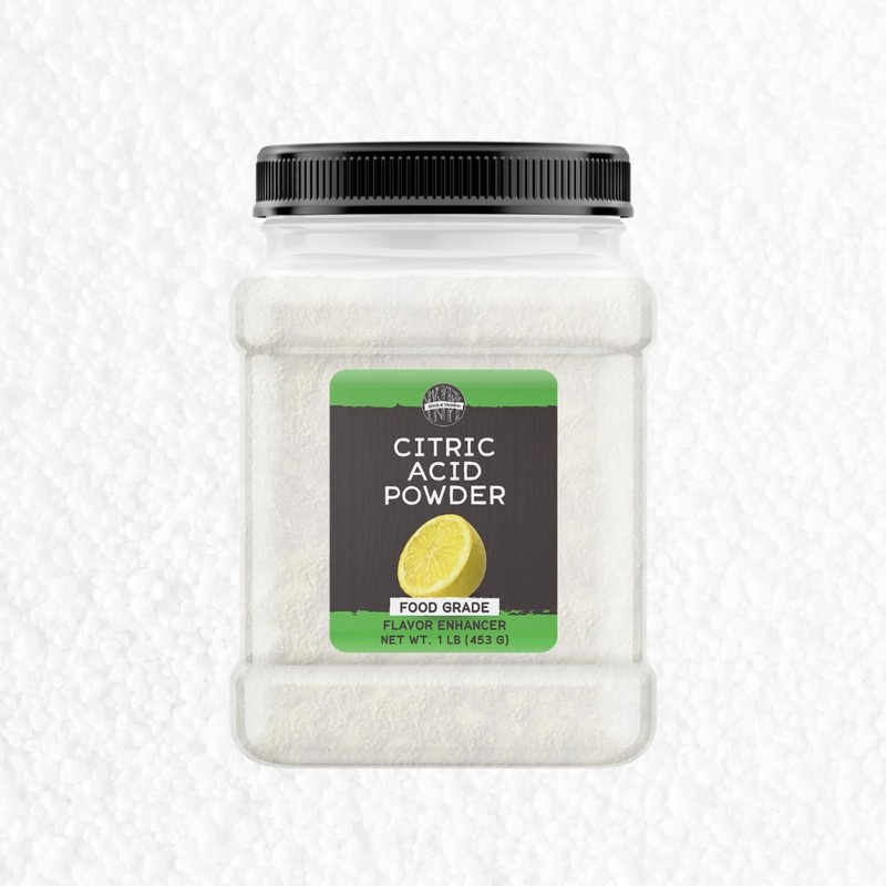 Birch & Meadow Citric Acid, 1 lb, Food Safe Powder,