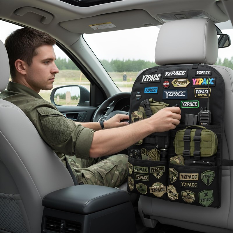 Yzpacc Universal Tactical Patch Display Board Hook & Loop Panel