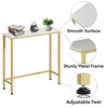 Mordchil HF Narrow Console Table, 29.5" Small Entryway Table, Accent