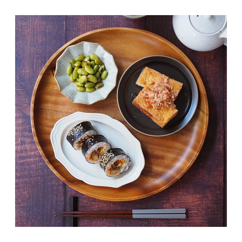 Tableware East ic-035-05 Oval Plate, 6.7 inches (17 cm), Raffine