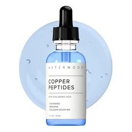 Asterwood Sérum Facial Con Péptidos De Cobre - Con Ghk-Cu Y Ácido Hialurónico - Sérum Facial Antiedad - 30 Ml                                         