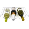 Sorbus® Fridge Wine Rack- Refrigerator Bottle Rack Holds 3 Bottles
