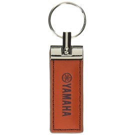 Yamaha 90792-K0001 Key Chain YAK14 Brown Leather Key Chain