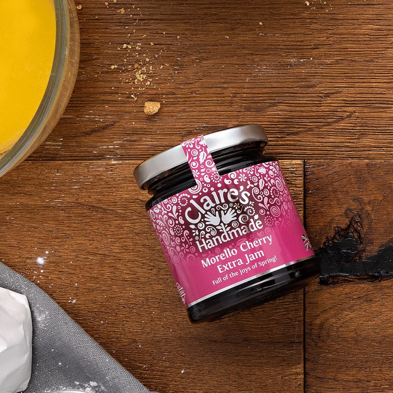 Claire's Handmade Morello Cherry Extra Jam - Award Winning Rich