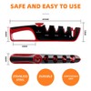 DPEDUAI 4-in-1 Manual Knife Sharpener – Best Kitchen Knife Sharpener