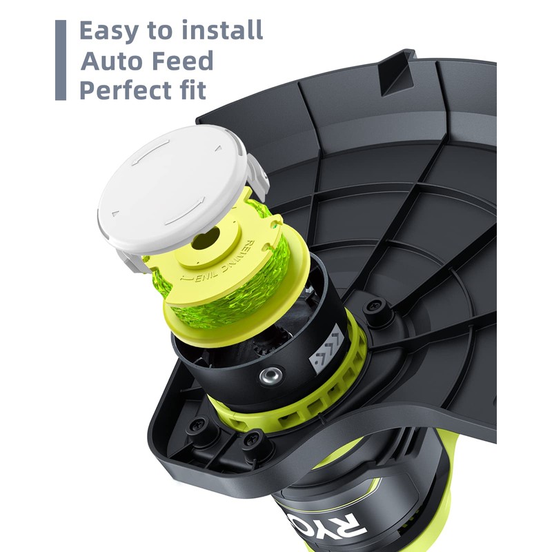 Weed Wacker String Compatible with Ryobi One Plus+ AC80RL3, 0.08''