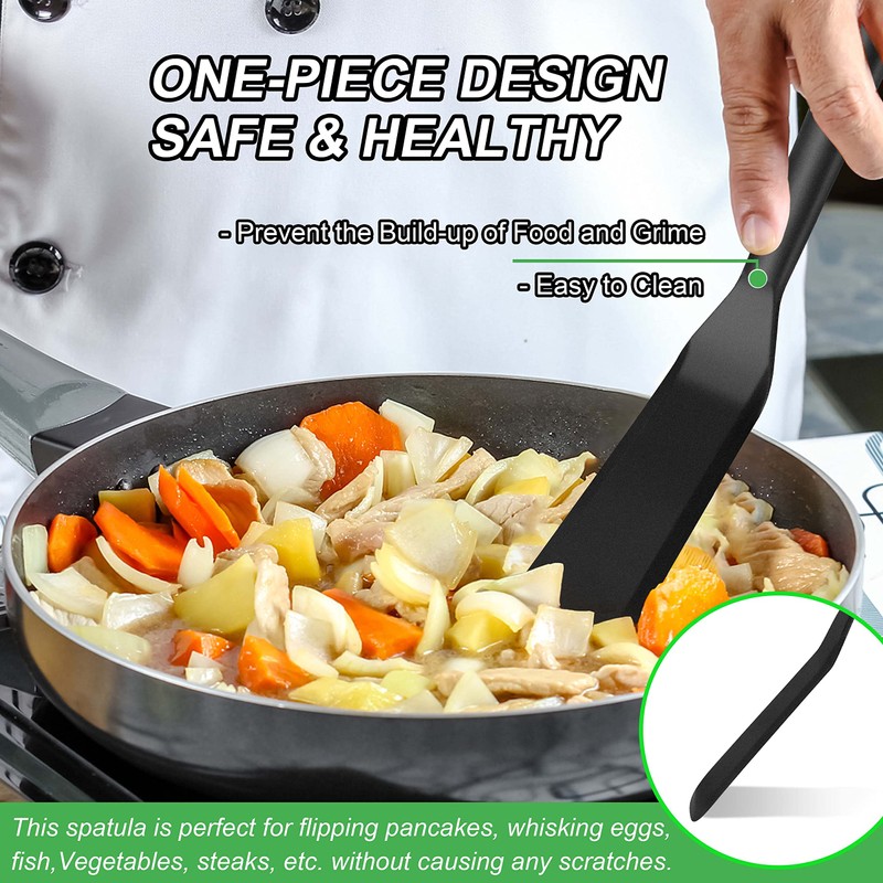 Anaeat Silicone Thin Spatula Set of 2 - Mini Brownie