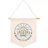 Something Different Charming Happy Camper Hanging Fabric Flag-Perfect for RV