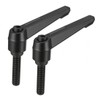 uxcell M10 x 40mm Handle Adjustable Clamping Lever Thread Push