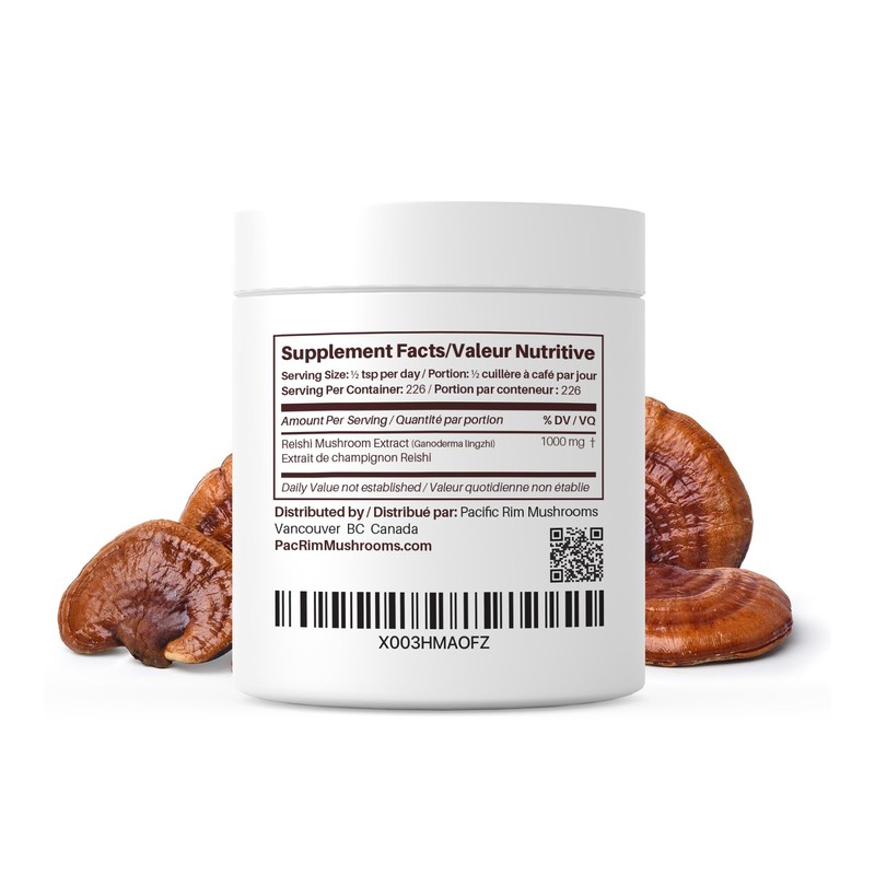 Reishi Mushroom Powder – Organic 10:1 Extract by Pacific Rim