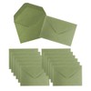 CZAKOMIX 25 Sheets Green Envelopes Elegant Wedding Envelopes Suitable for