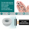 sourcing map 12Pcs Rubber Grommets, Mount Dia 10.5mm ID 7.5mm
