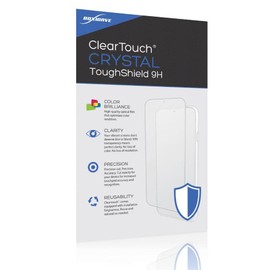 BoxWave Screen Protector Compatible With Tecno Spark Go 2022 - ClearTouch Crystal ToughShield 9H (2-Pack), Clear 9H Tough Flexible Film Screen Protector