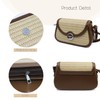 Straw Crossbody Bag for Women Small Shoulder Handbag Fashion Hobo
