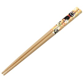 スケーター(Skater) 竹 安全箸 21cm 箸 魔女の宅急便 ジジ 小花 ジブリ ANT4