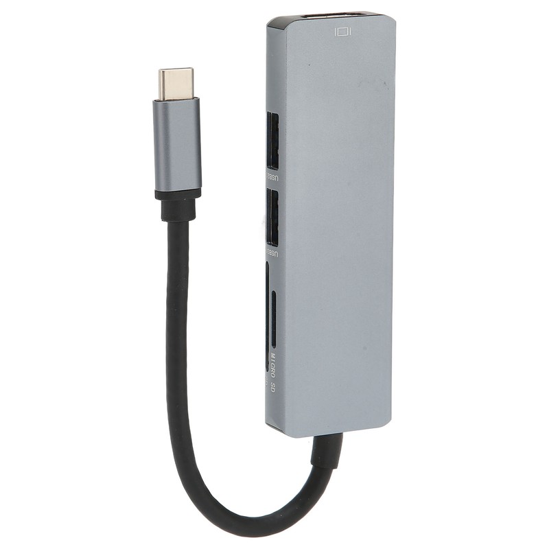 5 in 1 USB C Hub 5Gbps Transfer Ultra HD
