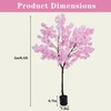 Artificial Cherry Blossom Tree 6.5ft, Faux Cherry Blossom Tree Fake