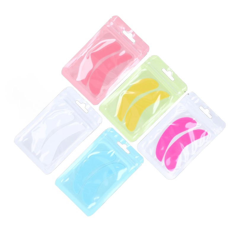 5 Pairs Eyelash Extension Under Eye Pads Half Moon Shaped