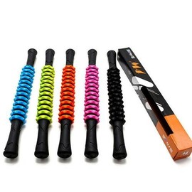 13-Section Massage Bar, Post-Workout Muscle Relief Roller for Stiff and Tense Muscles Massage Orange 2ea