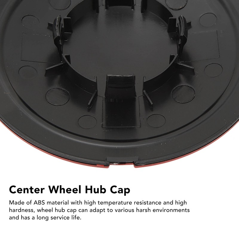 Center Wheel Hup Cap With Chrome Trim 68078419AC Heat Resistant
