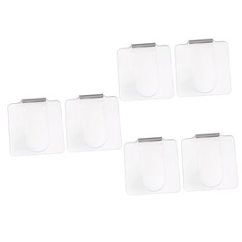 FRCOLOR 6pcs Transparent Makeup Palette for Foundation Eyeshadow and Mixing Ergonomic Design for Easy Blending and Color for Artists and Makeup Enthusiasts