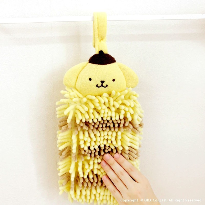 Oka Sanrio Characters Molle Towel, Approx. 5.1 x 14.2 inches