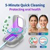 Toothbrush Holder for Bathroom, Cordless Auto Sanitizing Portable Toothbrush Case