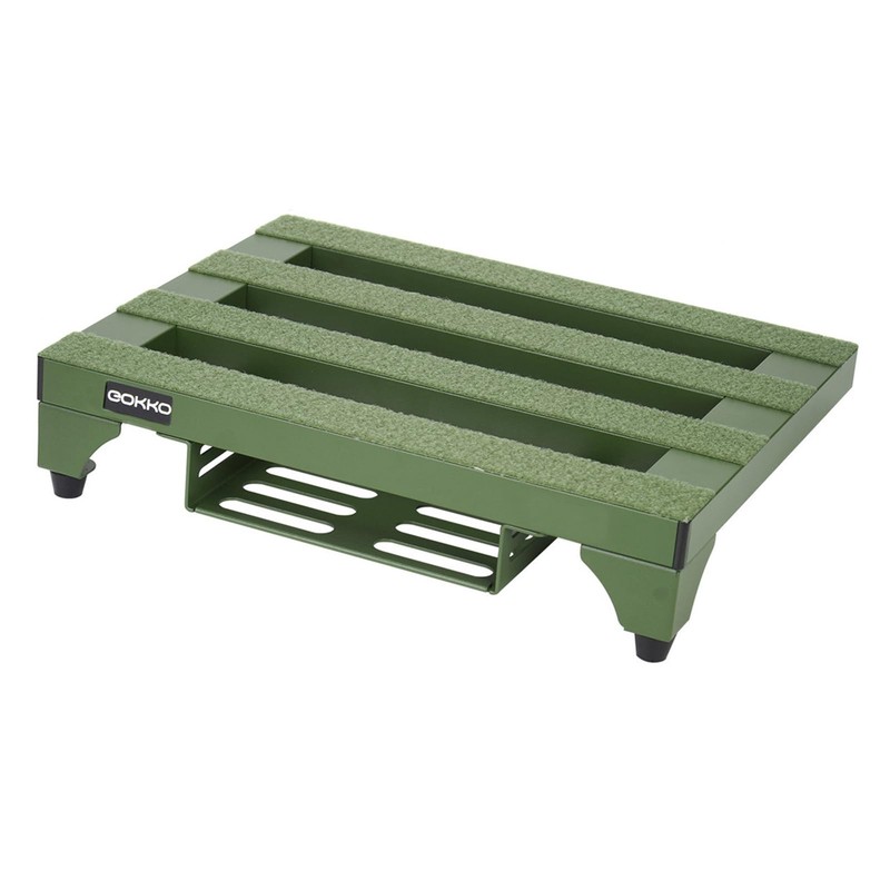 GOKKO Aluminum Alloy Guitar Pedal Board 13.8" x 11" Pedalboard