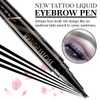 Eyebrow Pencil - Tattoo Eyebrow Pen with Fork Tip Long-lasting