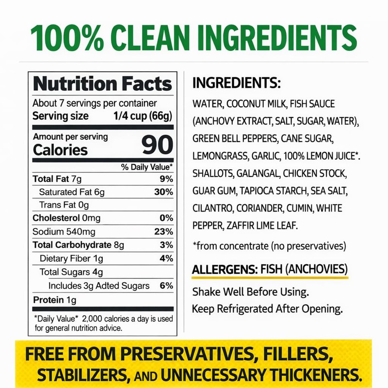 Parami Thai Curry Sauce Size 16 OZ (Gluten Free, Dairy