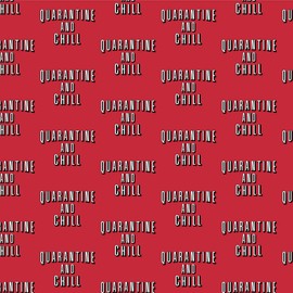 GRAPHICS & MORE Quarantine and Chill Gift Wrap Wrapping Paper Rolls