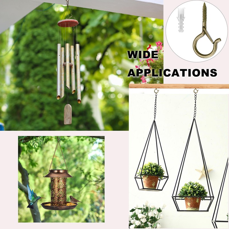 PlusRoc 20 Pack Q-Hanger String Light Hooks for Haning Lights