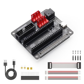 WatangTech RGB Matrix Adapter Board for Raspberry Pi/Pico | HUB75 LED Panel Connector | Dual Power Input (Type-C/DC-044) | 5V/8A Max