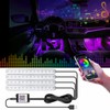 GZ5CG Car Interior Ambient Lights Multicolor Under Dash Footwell Atmosphere