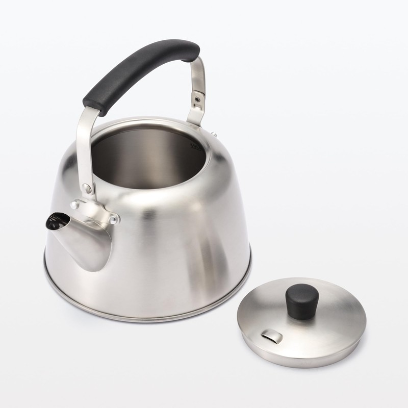 Mu-in Ryohin Stainless Steel Kettle 2L Silver 44902448