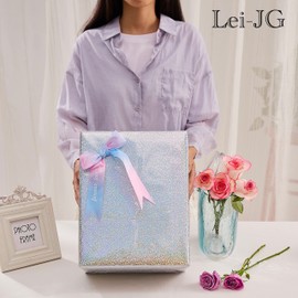 Glass Bag vase, Purse vase with Fish Bowl, Handbag Shape Flower vase - for Home Décor, enterpiece, Events, Office, Garden, Wedding (Light Blue)