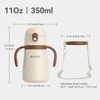 Evorie Leak Proof Vacuum Insulated Water Bottle, 316L Stainless Steel